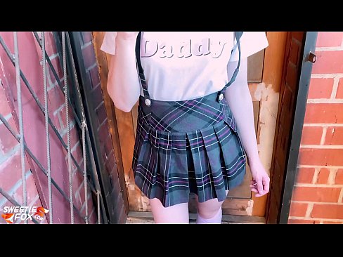 ❤️ Schoolgirl Sucks her dick deeply and fucks instead of classes. ️ Homemade porn at us ️❤