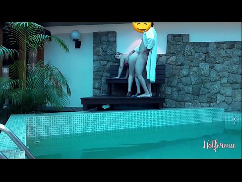 ❤️ Boss invites maid to the pool, but couldn't resist a hot ️ Homemade porn at us ️❤